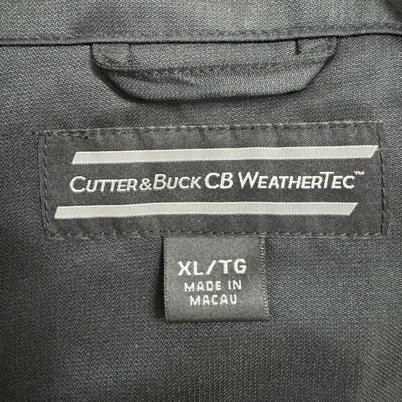 Briggs Equipment Jacket Cutter Buck Red Mens Size XL Full Zip Weathertec - Picture 8 of 15